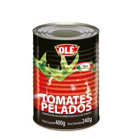 TOMATE PELADO OLE 240G INTEIROS CX 24.0