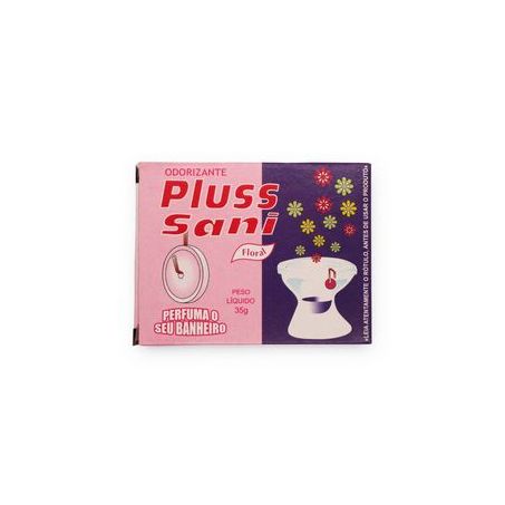 PEDRA SANITARIA PLUSS SANI FLORAL 35G