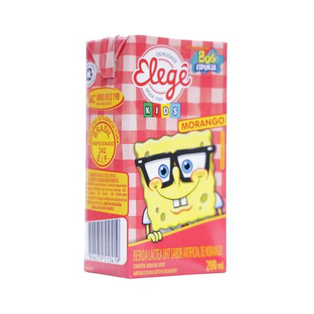 LEITE AROMATIZADO ELEGE KIDS MORANGO 200ML 360-54