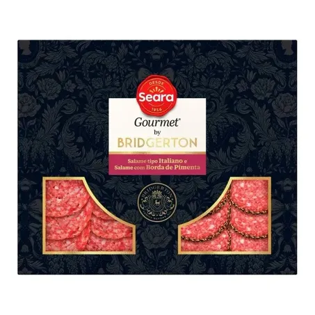 Mix Salames Seara Bridgerton 160g Salame Italiano e Salame Borda Pimenta