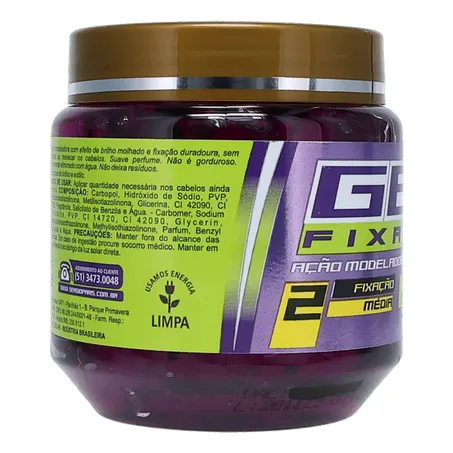 Gel fixador sergio paris brilho m.media 360-29