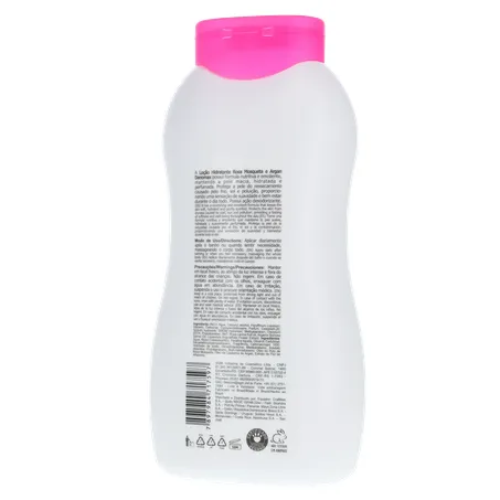 Loção hidratante denomax rosa mosqueta argan 470g 360-20