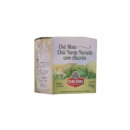 Cha chileno verde hortela alecrim 10g 360-55
