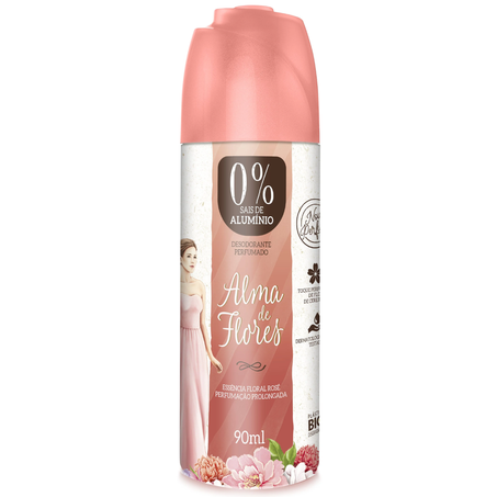 Desodorante spray 90ml alma de flores rose