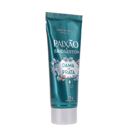 LOÇÃO P/MÃOS PAIXÃO BRIDGERTON DAMA DE PRATA C/ÓLEOS DE AMÊNDOAS 75G 360-33