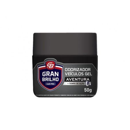 Odorizador veiculos gel aventura gran brilho 50g