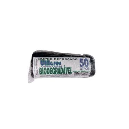 Saco lixo utilares refor 50l pacote 50un