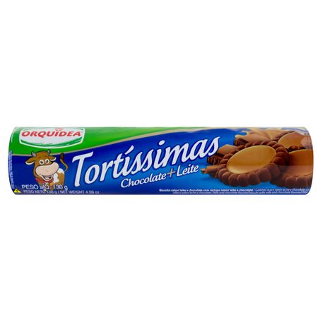BISCOITO ORQUIDEA TORTISSIMA RECHEADO CHOC LEITE 130G
