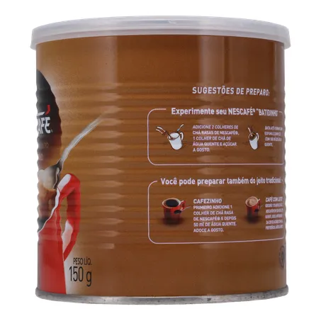 Café Nescafé Solúvel Cremoso Lata 150G 360-8