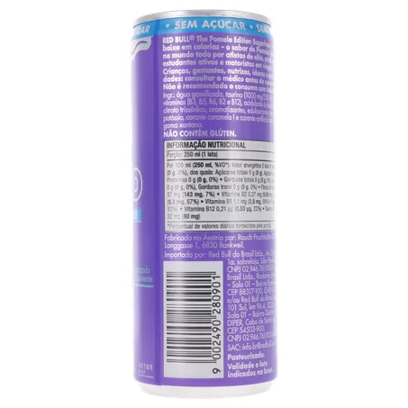 Energético Red Bull S/Ac Pomelo Lt 250ml 360-13