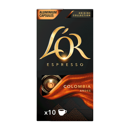 CÁPSULA LOR ESPRESSO COLÔMBIA INT8 10UN 52G*