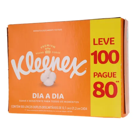Lenço Papel Kleenex Box  360-2