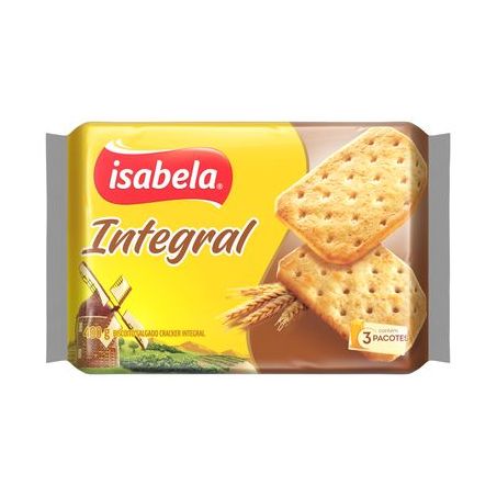 Biscoito integral isabela 350g