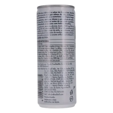 Energético Red Bull Coco e Açaí Lata 250ml 360-2
