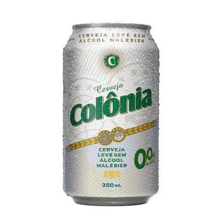 Cerveja colonia malzbier zero ln 355ml