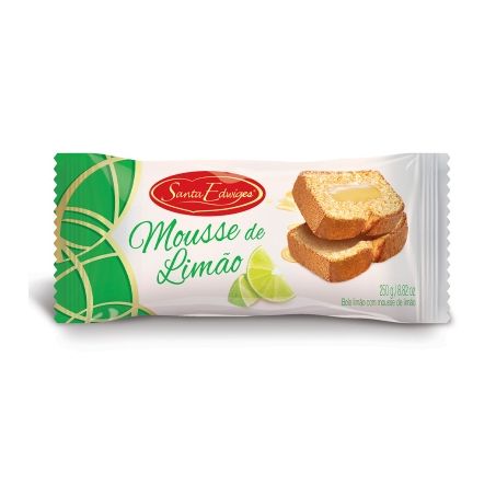 BOLO SANTA EDWIGES MOUSSE DE LIMÃO 250G