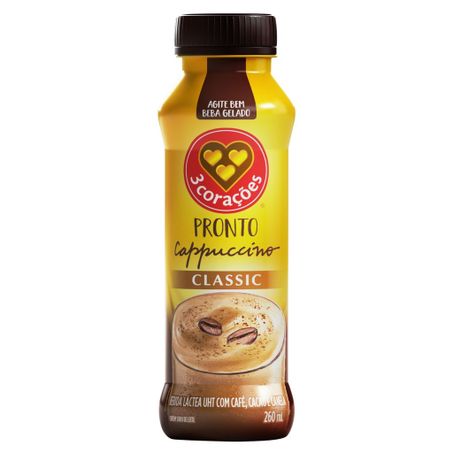 Bebida lactea 3 coracoes classic 260 ml