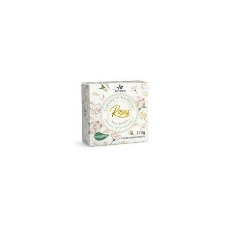 SABONETE DAVENE VEGETAL ROSAS BRANCAS 170G
