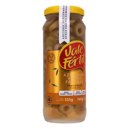 Azeitona Verde Vale Fértil Fatiada Vd 160g 360-33