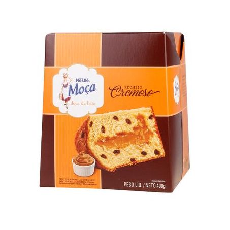 PANETTONE NESTLE MOCA C/DOCE DE LEITE CREMOSO 400G