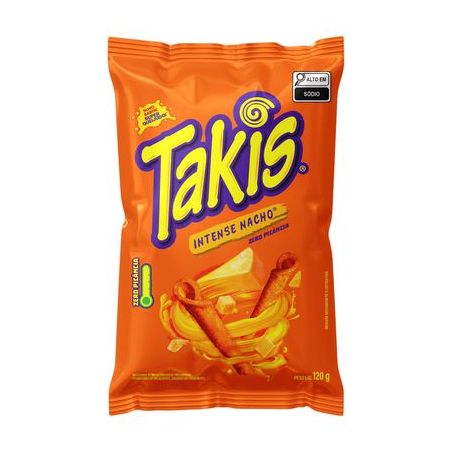 Salgadinho de Milho Intense Nacho Takis Pacote 120g