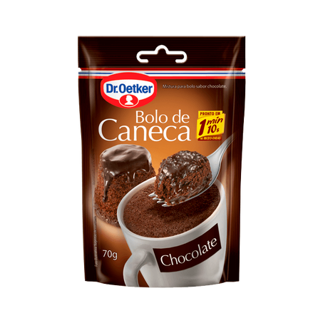 MISTURA BOLO CANECA DR OETKER PC 70 G CHOCOLATE