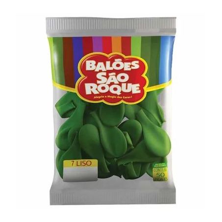 BALOES SAO ROQUE IMPERIAL LISO VERDE 50UN