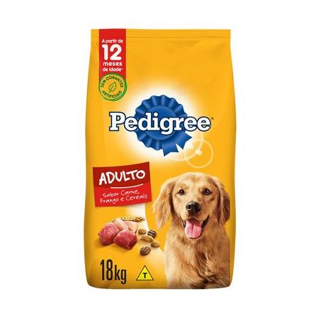 RAÇÃO PEDIGREE ADULTO CARNE E FRANGO 18KG