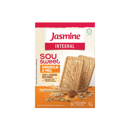Biscoito Integral Granola & Mel Jasmine Sou Sweet