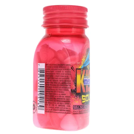 Bala mentos kiss sour sem açúcar morango 38g 360-29