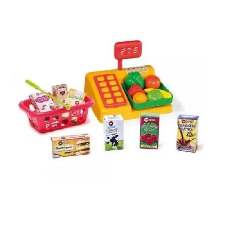 BRINQUEDO CALESITA BALANÇA E CESTA DE COMPRAS