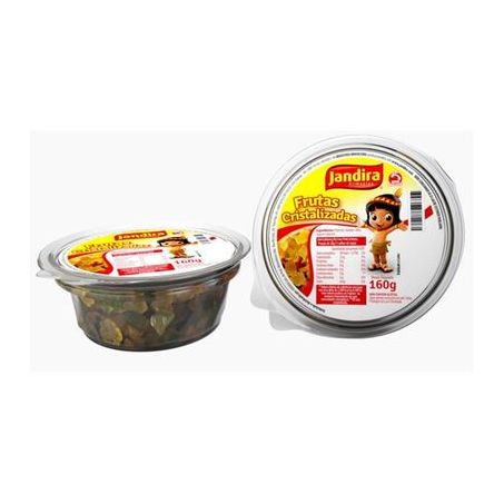 Frutas Cristalizadas Jandira Pote 160g 
 