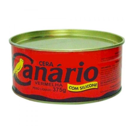 Cera Pasta Canario Vermelha Embalagem 375G