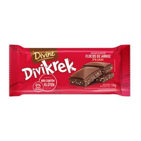 CHOC. DIVINE DIVIKERK FLOC. ARROZ 100G