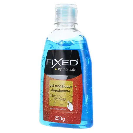 Gel fixed modelador brilho molhado 250g 360-2