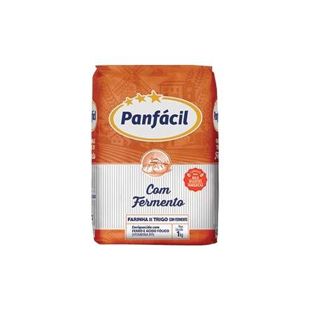 FARINHA TRIGO PANFACIL 1KG C/FERMEN