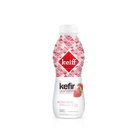 Kefir Desnatado Keiff Morango 500g