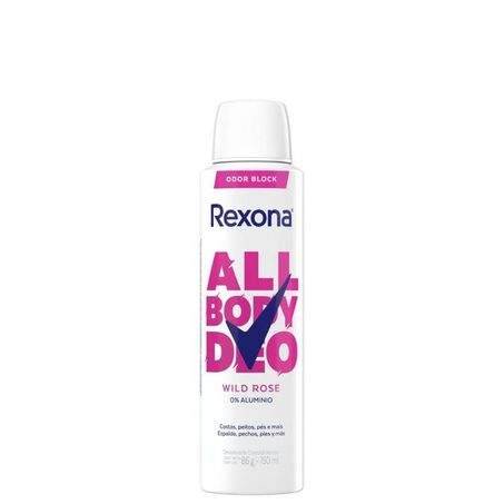 Desodorante Aero Rexona 150ml All Body Wild Rose