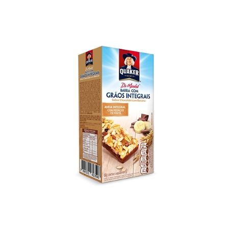 BARRA CEREAL QUAKER BANANA C/CHOCOLATE 66G