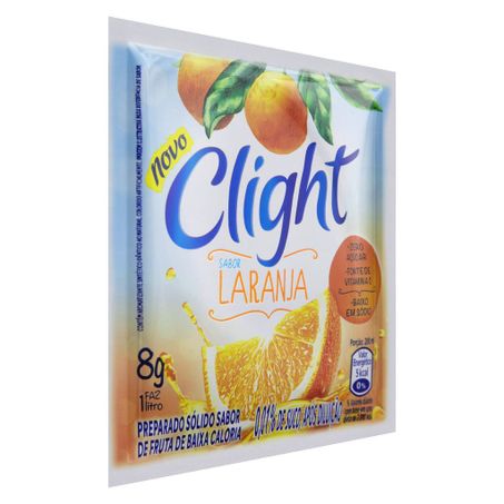 SUCO CLIGHT EM PO LARANJA 8G 360-2