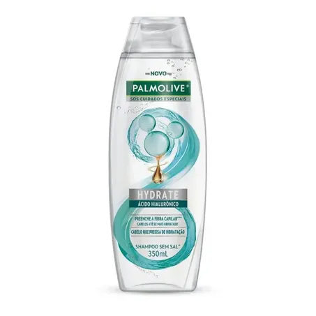 Shampoo Palmolive Hydrate sem Sal Frasco 350ml