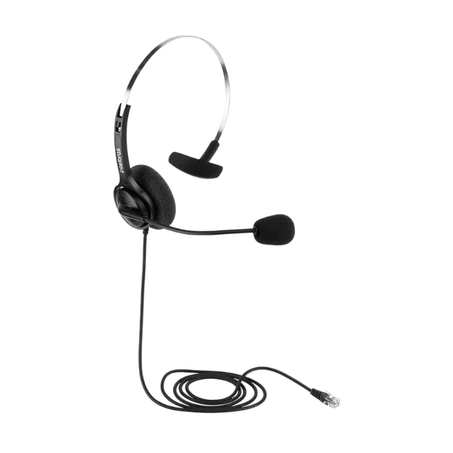 HEADSET MONO CHS40 RJ9 PRETO INTELBRAS