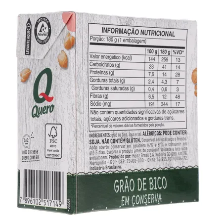 Grao de bico quero 180g 360-14
